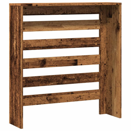 radiatorskjuler 78x20x82 cm konstrueret træ antikt træ