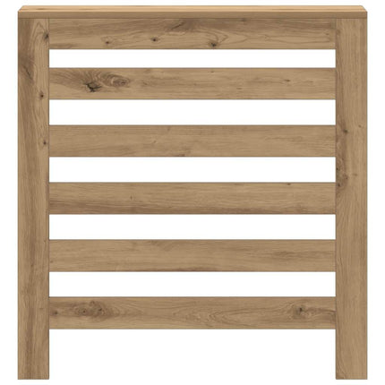 radiatorskjuler 78x20x82 cm konstrueret træ egetræsfarve