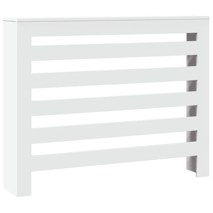 Radiatorcover Hvid 104 x 20 x 82 cm Konstrueret træ