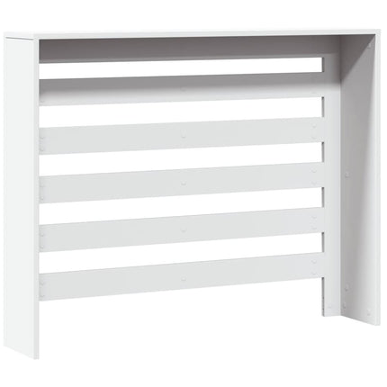 Radiatorcover Hvid 104 x 20 x 82 cm Konstrueret træ