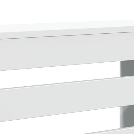 Radiatorcover Hvid 104 x 20 x 82 cm Konstrueret træ