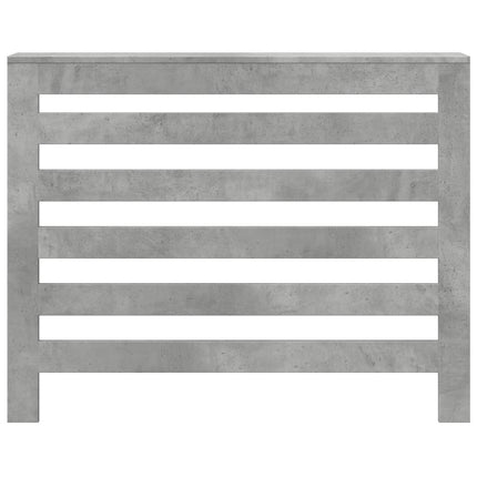 Radiatorcover Betongrå 104 x 20 x 82 cm Konstrueret træ
