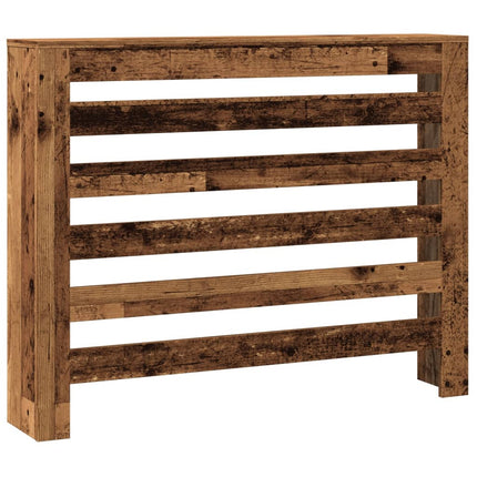 radiatorskjuler 104x20x82 cm konstrueret træ antikt træ