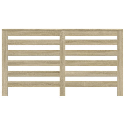 radiatorskjuler 149x20x82 cm konstrueret træ sonoma-eg