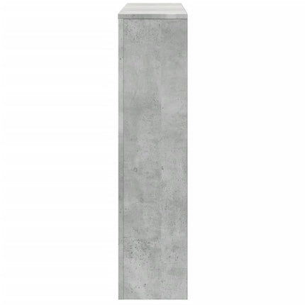 Radiatorcover Betongrå 149 x 20 x 82 cm Konstrueret træ