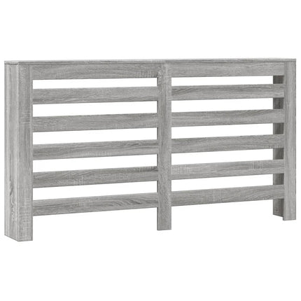 radiatorskjuler 149x20x82 cm konstrueret træ grå sonoma-eg