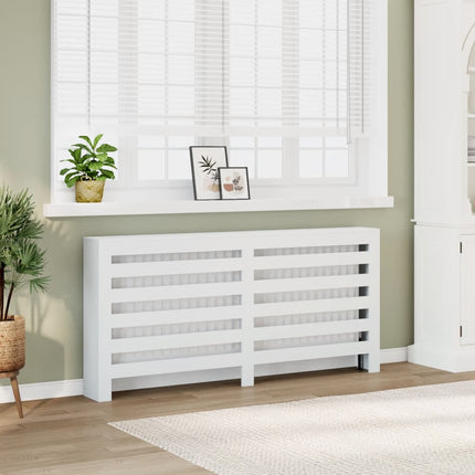 Radiatorcover Hvid 175 x 20 x 82 cm Konstrueret træ