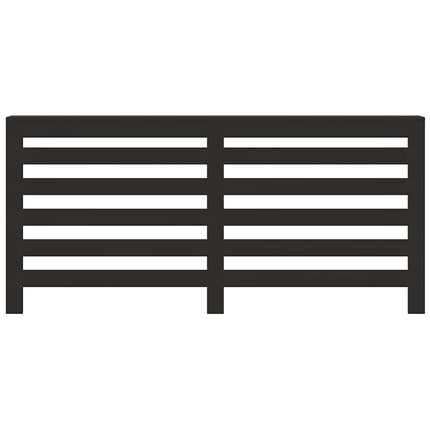 radiatorskjuler 175x20x82 cm konstrueret træ sort