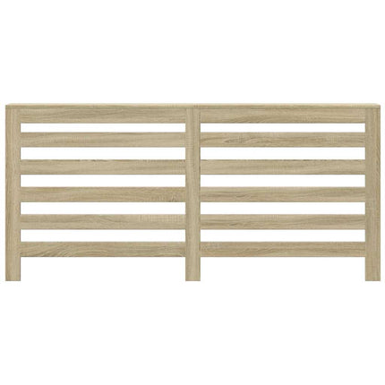 radiatorskjuler 175x20x82 cm konstrueret træ sonoma-eg