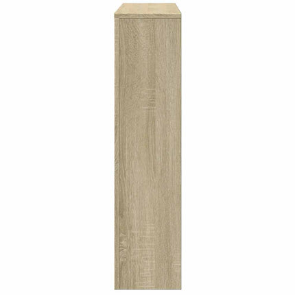 radiatorskjuler 175x20x82 cm konstrueret træ sonoma-eg