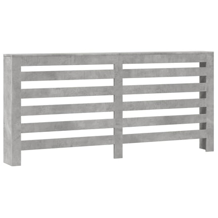 Radiatorcover Betongrå 175 x 20 x 82 cm Konstrueret træ
