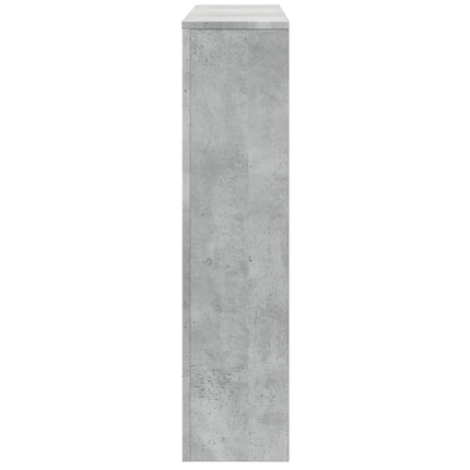 Radiatorcover Betongrå 175 x 20 x 82 cm Konstrueret træ
