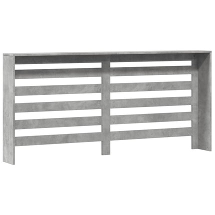 Radiatorcover Betongrå 175 x 20 x 82 cm Konstrueret træ