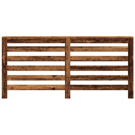 radiatorskjuler 175x20x82 cm konstrueret træ antikt træ