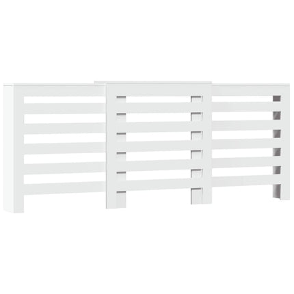 Radiatorcover Hvid 205 x 21,5 x 83,5 cm Konstrueret træ