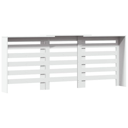 Radiatorcover Hvid 205 x 21,5 x 83,5 cm Konstrueret træ