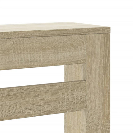 Radiatorcover Sonoma-eg 205 x 21,5 x 83,5 cm Konstrueret træ