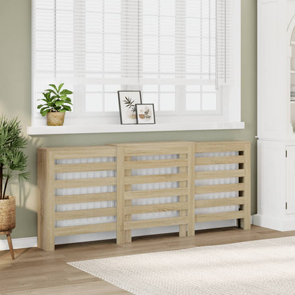 Radiatorcover Sonoma-eg 205 x 21,5 x 83,5 cm Konstrueret træ