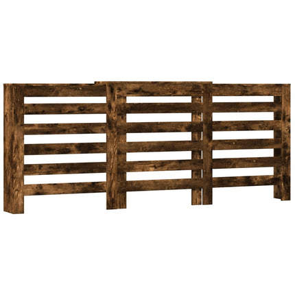 Radiatorcover Røget eg 205 x 21,5 x 83,5 cm Konstrueret træ