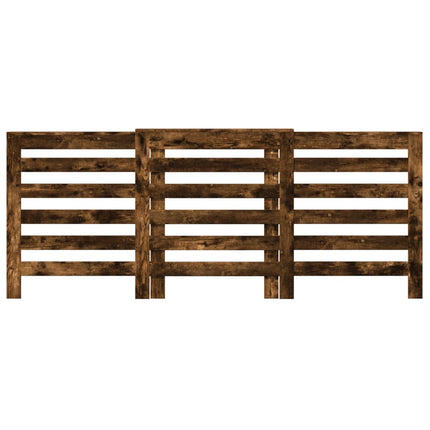Radiatorcover Røget eg 205 x 21,5 x 83,5 cm Konstrueret træ
