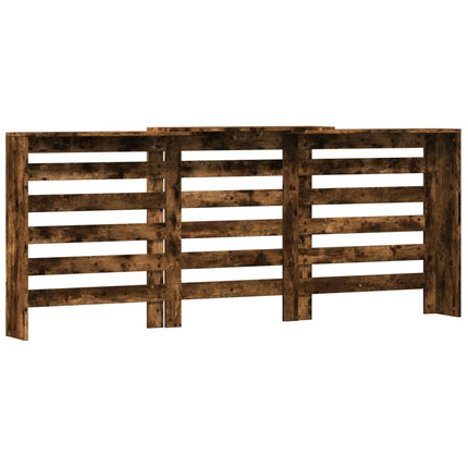 Radiatorcover Røget eg 205 x 21,5 x 83,5 cm Konstrueret træ