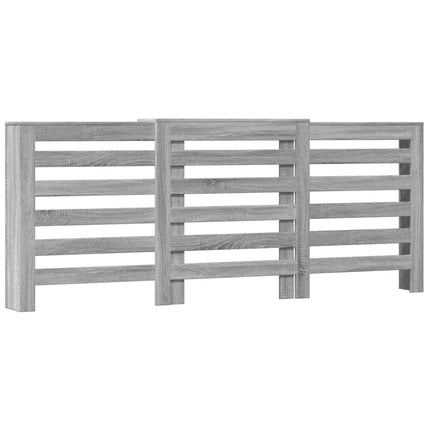 Radiatorcover Grå Sonoma 205 x 21,5 x 83,5 cm Konstrueret træ