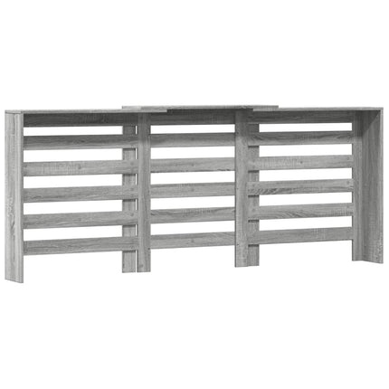 Radiatorcover Grå Sonoma 205 x 21,5 x 83,5 cm Konstrueret træ