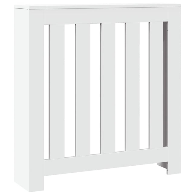 radiatorskjuler 78x20x82 cm konstrueret træ hvid