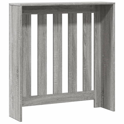 radiatorskjuler 78x20x82 cm konstrueret træ grå sonoma-eg