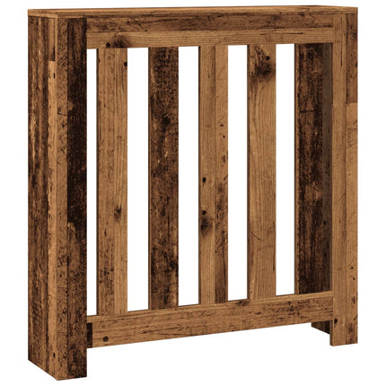 radiatorskjuler 78x20x82 cm konstrueret træ antikt træ