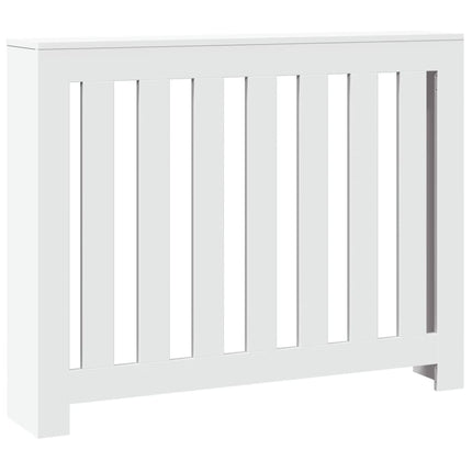 radiatorskjuler 104x20x82 cm konstrueret træ hvid
