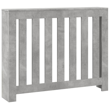 radiatorskjuler 104x20x82 cm konstrueret træ betongrå