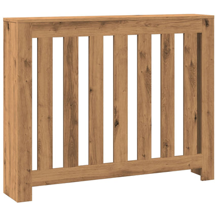 radiatorskjuler 104x20x82 cm konstrueret træ egetræsfarve