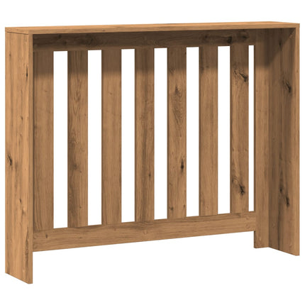 radiatorskjuler 104x20x82 cm konstrueret træ egetræsfarve
