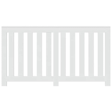 radiatorskjuler 149x20x82 cm konstrueret træ hvid