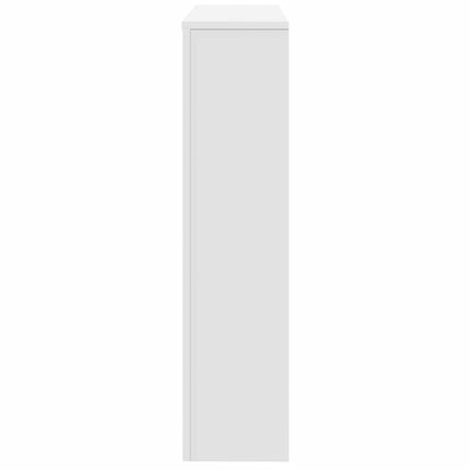 radiatorskjuler 149x20x82 cm konstrueret træ hvid