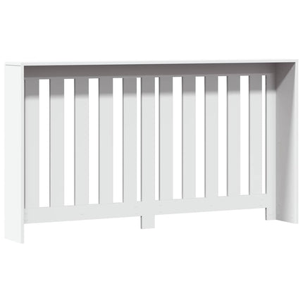 radiatorskjuler 149x20x82 cm konstrueret træ hvid
