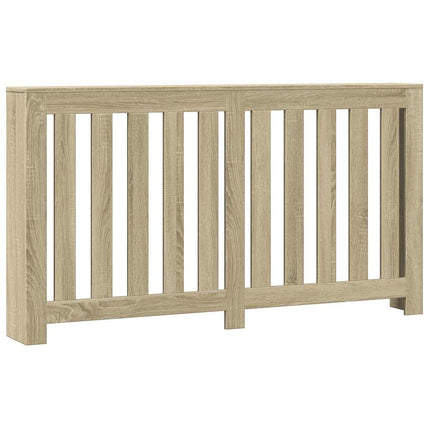 radiatorskjuler 149x20x82 cm konstrueret træ sonoma-eg