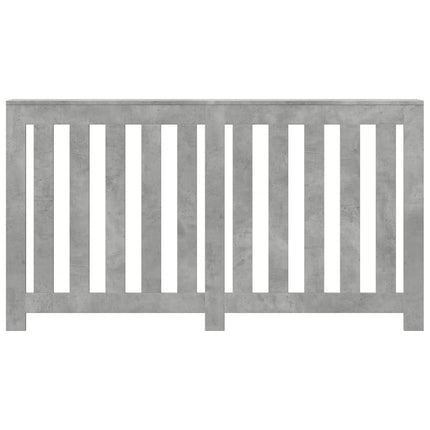 radiatorskjuler 149x20x82 cm konstrueret træ betongrå