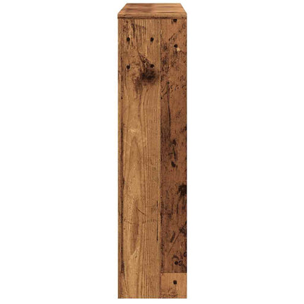 radiatorskjuler 149x20x82 cm konstrueret træ antikt træ