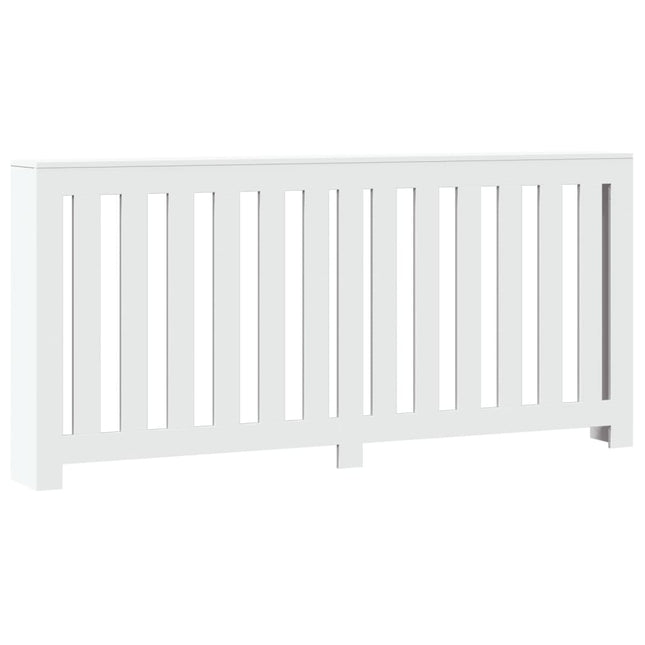 radiatorskjuler 175x20x82 cm konstrueret træ hvid