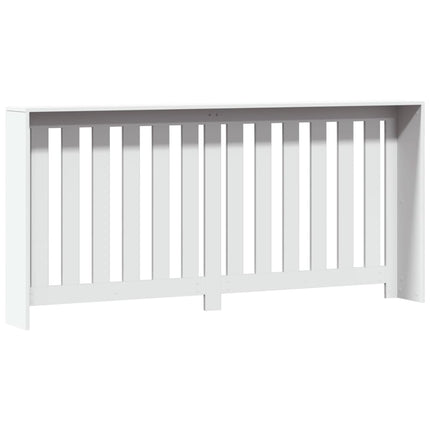 radiatorskjuler 175x20x82 cm konstrueret træ hvid