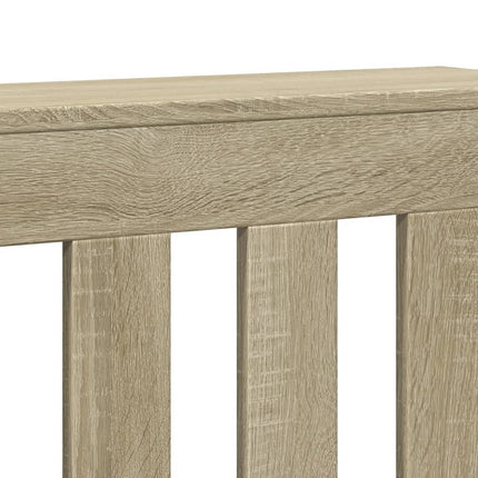 Radiatorcover Sonoma-eg 175 x 20 x 82 cm Konstrueret træ