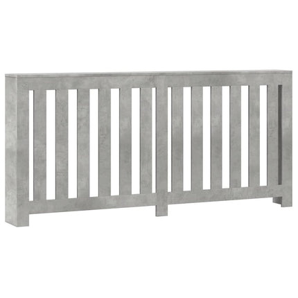 Radiatorcover Betongrå 175 x 20 x 82 cm Konstrueret træ