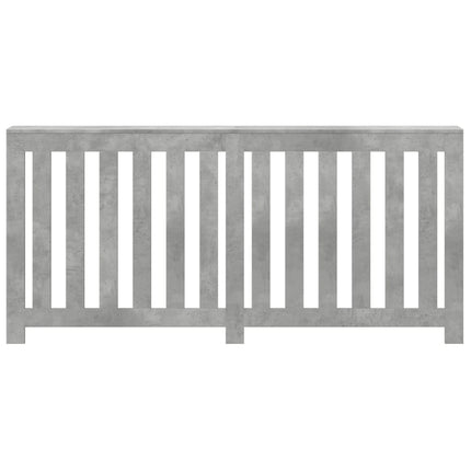 Radiatorcover Betongrå 175 x 20 x 82 cm Konstrueret træ