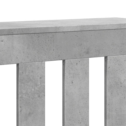 Radiatorcover Betongrå 175 x 20 x 82 cm Konstrueret træ