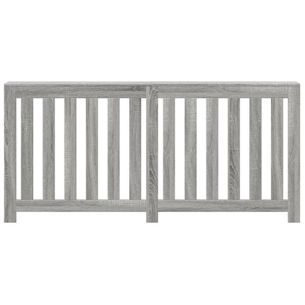 Radiatorcover Grå Sonoma 175 x 20 x 82 cm Konstrueret træ