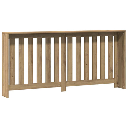 radiatorskjuler 175x20x82 cm konstrueret træ egetræsfarve