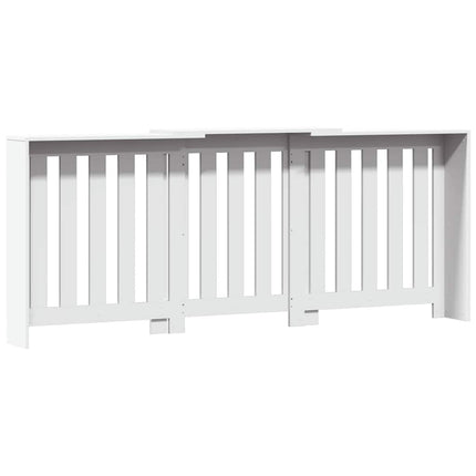 radiatorskjuler 205x21,5x83,5 cm konstrueret træ hvid