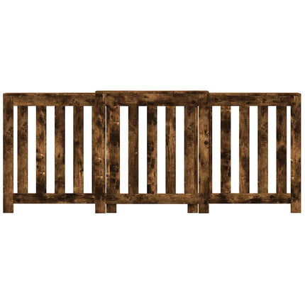 Radiatorcover Røget eg 205 x 21,5 x 83,5 cm Konstrueret træ